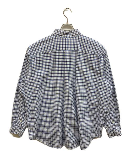 RALPH LAUREN（ラルフローレン）RALPH LAUREN (ラルフローレン) チェックシャツ ブルー×ホワイト サイズ:2XBの古着・服飾アイテム