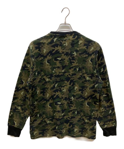 POLO RALPH LAUREN（ポロ・ラルフローレン）POLO RALPH LAUREN (ポロ・ラルフローレン) サーマルカットソー カーキ サイズ:Lの古着・服飾アイテム