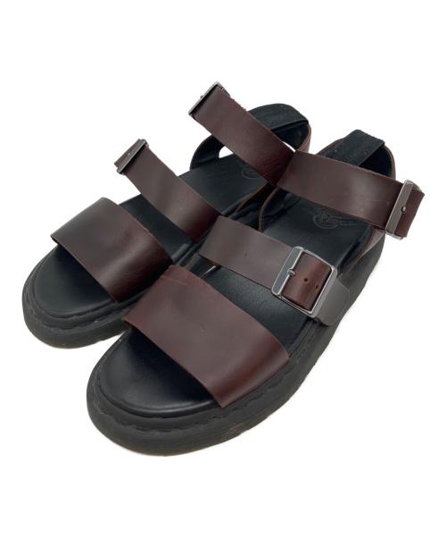 Dr.Martens（ドクターマーチン）Dr.Martens (ドクターマーチン) GRYPHON STRAP SANDAL ブラウン サイズ:UK7の古着・服飾アイテム