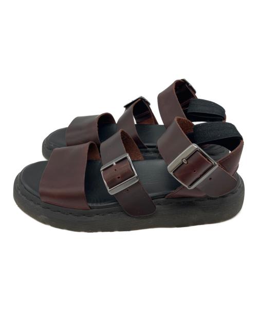 Dr.Martens（ドクターマーチン）Dr.Martens (ドクターマーチン) GRYPHON STRAP SANDAL ブラウン サイズ:UK7の古着・服飾アイテム