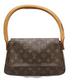 LOUIS VUITTON（ルイ ヴィトン）の古着「モノグラム・ミニ・ルーピング　ハンドバッグ」｜ブラウン