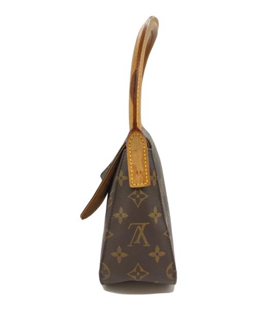 LOUIS VUITTON（ルイ ヴィトン）LOUIS VUITTON (ルイ ヴィトン) モノグラム・ミニ・ルーピング　ハンドバッグ ブラウンの古着・服飾アイテム