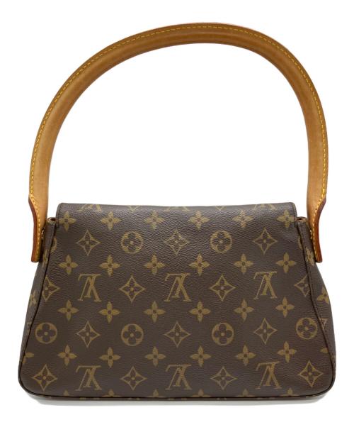 LOUIS VUITTON（ルイ ヴィトン）LOUIS VUITTON (ルイ ヴィトン) モノグラム・ミニ・ルーピング　ハンドバッグ ブラウンの古着・服飾アイテム