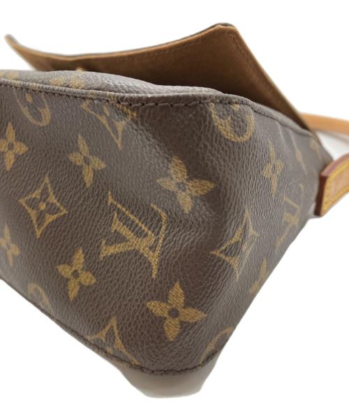 LOUIS VUITTON（ルイ ヴィトン）LOUIS VUITTON (ルイ ヴィトン) モノグラム・ミニ・ルーピング　ハンドバッグ ブラウンの古着・服飾アイテム