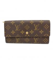 LOUIS VUITTON（ルイ ヴィトン）の古着「長財布」｜ブラウン