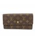 LOUIS VUITTON（ルイ ヴィトン）の古着「長財布」｜ブラウン