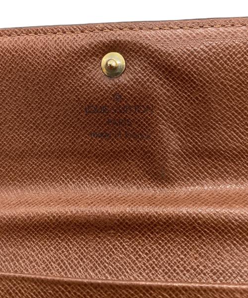 LOUIS VUITTON（ルイ ヴィトン）LOUIS VUITTON (ルイ ヴィトン) ポルトトレゾール エテュイパピエ	モノグラム　3つ折り財布 ブラウンの古着・服飾アイテム