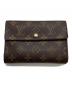 LOUIS VUITTON（ルイ ヴィトン）の古着「ポルトトレゾール エテュイパピエ	モノグラム　3つ折り財布」｜ブラウン