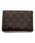 LOUIS VUITTON (ルイ ヴィトン) ポルトトレゾール エテュイパピエ	モノグラム　3つ折り財布 ブラウン：10000円