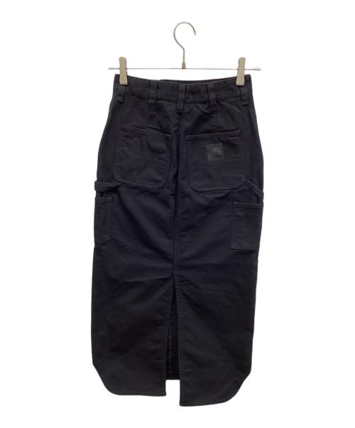 CarHartt（カーハート）CarHartt (カーハート) WARDROBE W PIERCE MIDI SKIRT　ひざ丈スカート ブラック サイズ:XSの古着・服飾アイテム