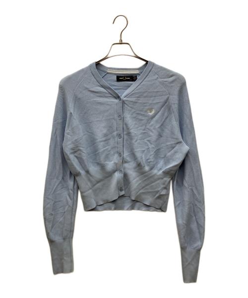 FRED PERRY（フレッドペリー）FRED PERRY (フレッドペリー) 別注Vネックカーディガン スカイブルー サイズ:10の古着・服飾アイテム