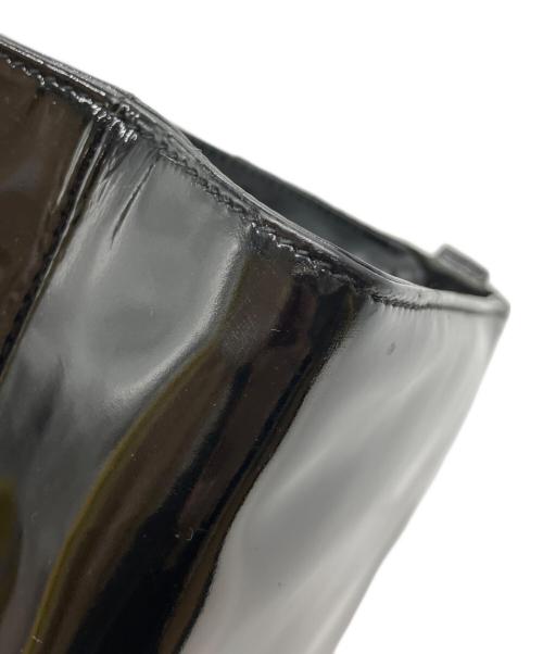 Salvatore Ferragamo（サルヴァトーレ フェラガモ）Salvatore Ferragamo (サルヴァトーレ フェラガモ) 2WAYショルダーエナメルバッグ ブラックの古着・服飾アイテム