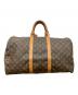 LOUIS VUITTON (ルイ ヴィトン) モノグラム　キーポル50　トラベルバッグ ブラウン：60000円
