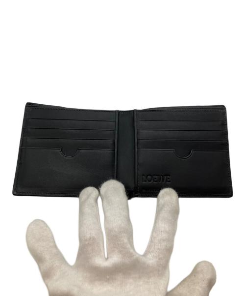 LOEWE（ロエベ）LOEWE (ロエベ) パズル バイフォールド ウォレット　2つ折り財布 ブラックの古着・服飾アイテム