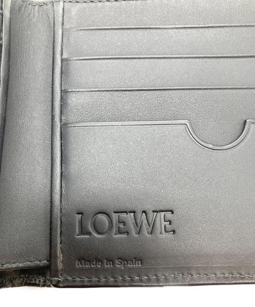 LOEWE（ロエベ）LOEWE (ロエベ) パズル バイフォールド ウォレット　2つ折り財布 ブラックの古着・服飾アイテム