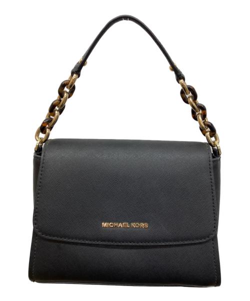 MICHAEL KORS（マイケルコース）MICHAEL KORS (マイケルコース) 2WAYショルダーバッグ ブラックの古着・服飾アイテム
