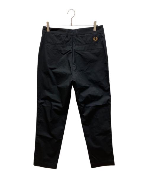 FRED PERRY（フレッドペリー）FRED PERRY (フレッドペリー) Slim Fit Twill Trousers ブラック サイズ:32 未使用品の古着・服飾アイテム