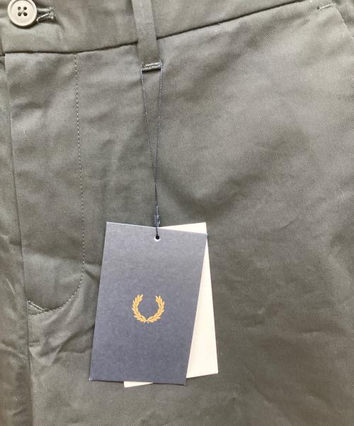 FRED PERRY（フレッドペリー）FRED PERRY (フレッドペリー) Slim Fit Twill Trousers ブラック サイズ:32 未使用品の古着・服飾アイテム