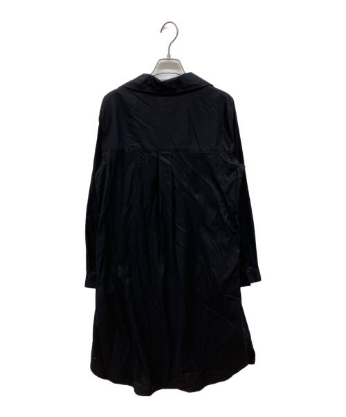 FRED PERRY（フレッドペリー）FRED PERRY (フレッドペリー) Open Collar Shirt Dress ブラック サイズ:36の古着・服飾アイテム