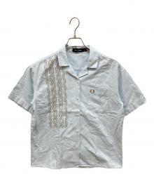 FRED PERRY（フレッドペリー）の古着「オープンカラーシャツ」｜スカイブルー
