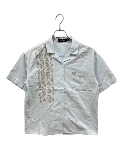 FRED PERRY（フレッドペリー）FRED PERRY (フレッドペリー) オープンカラーシャツ スカイブルー サイズ:36の古着・服飾アイテム