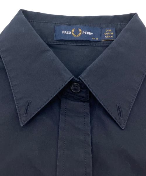 FRED PERRY（フレッドペリー）FRED PERRY (フレッドペリー) Shirt Dress ネイビー サイズ:36の古着・服飾アイテム