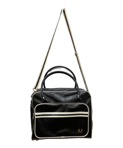FRED PERRY（フレッドペリー）FRED PERRY (フレッドペリー) ボストンバッグ ブラックの古着・服飾アイテム