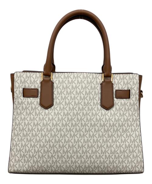 MICHAEL KORS（マイケル・コース）MICHAEL KORS (マイケル・コース) HAMILTON サッチェル ミディアム アイボリーの古着・服飾アイテム