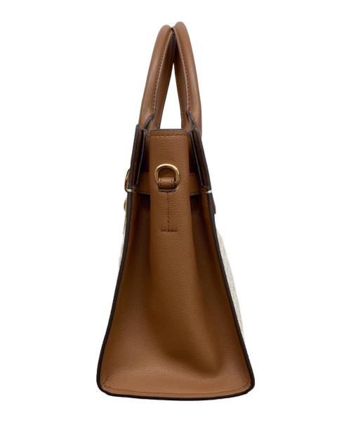 MICHAEL KORS（マイケル・コース）MICHAEL KORS (マイケル・コース) HAMILTON サッチェル ミディアム アイボリーの古着・服飾アイテム