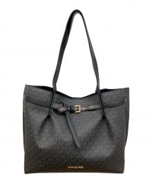 MICHAEL KORS（マイケル・コース）の古着「Emilia Large Logo Tote Bag」｜ブラック