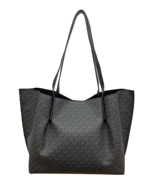 MICHAEL KORS（マイケル・コース）MICHAEL KORS (マイケル・コース) Emilia Large Logo Tote Bag ブラックの古着・服飾アイテム
