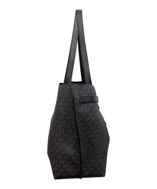 MICHAEL KORS（マイケル・コース）MICHAEL KORS (マイケル・コース) Emilia Large Logo Tote Bag ブラックの古着・服飾アイテム