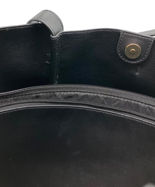 MICHAEL KORS（マイケル・コース）MICHAEL KORS (マイケル・コース) Emilia Large Logo Tote Bag ブラックの古着・服飾アイテム
