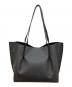 MICHAEL KORS (マイケル・コース) Emilia Large Logo Tote Bag ブラック：12000円
