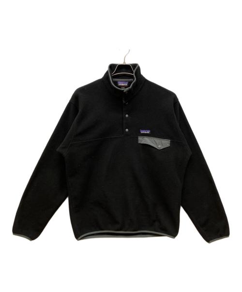 Patagonia（パタゴニア）Patagonia (パタゴニア) ライトウェイト シンチラ スナップT フリースプルオーバー ブラック サイズ:Mの古着・服飾アイテム