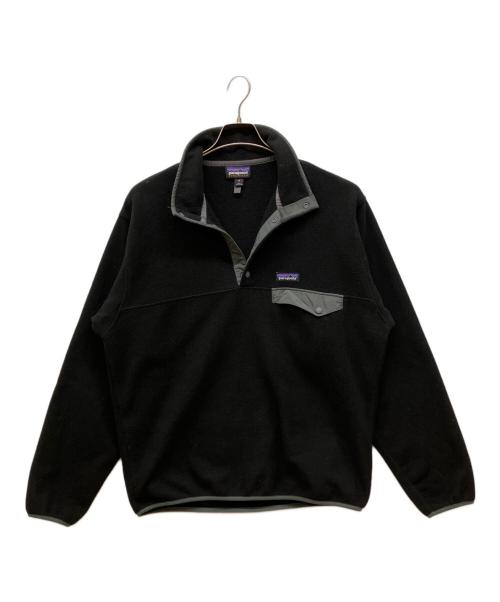 Patagonia（パタゴニア）Patagonia (パタゴニア) ライトウェイト シンチラ スナップT フリースプルオーバー ブラック サイズ:Mの古着・服飾アイテム