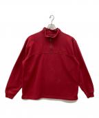 CarHarttカーハート）の古着「ハーフジップスウェット」｜レッド