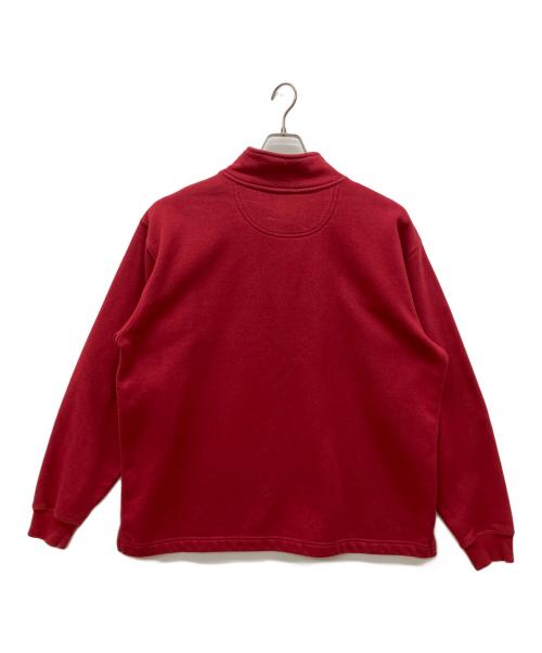 CarHartt（カーハート）CarHartt (カーハート) ハーフジップスウェット レッド サイズ:Lの古着・服飾アイテム