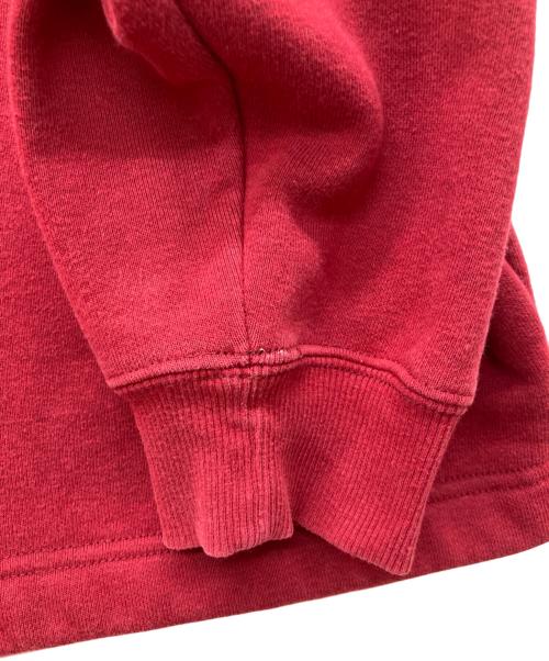CarHartt（カーハート）CarHartt (カーハート) ハーフジップスウェット レッド サイズ:Lの古着・服飾アイテム