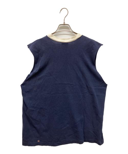 giant（ジャイアント）giant (ジャイアント) 90sノースリーブリンガーTシャツ ネイビー サイズ:Lの古着・服飾アイテム