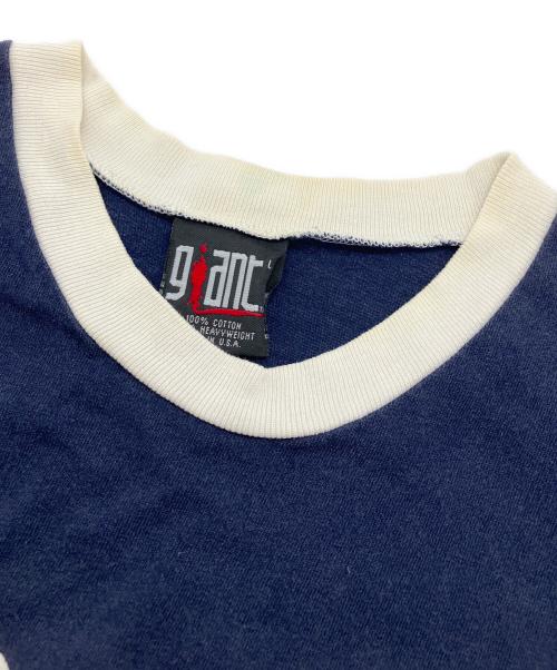 giant（ジャイアント）giant (ジャイアント) 90sノースリーブリンガーTシャツ ネイビー サイズ:Lの古着・服飾アイテム