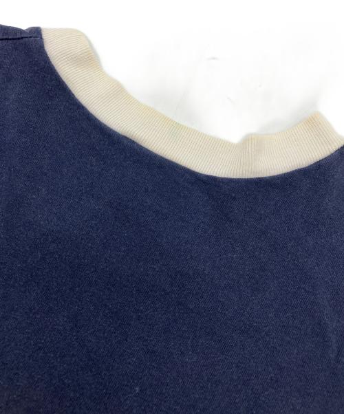 giant（ジャイアント）giant (ジャイアント) 90sノースリーブリンガーTシャツ ネイビー サイズ:Lの古着・服飾アイテム