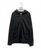 BURBERRYバーバリー）の古着「ジップパーカー」｜ブラック