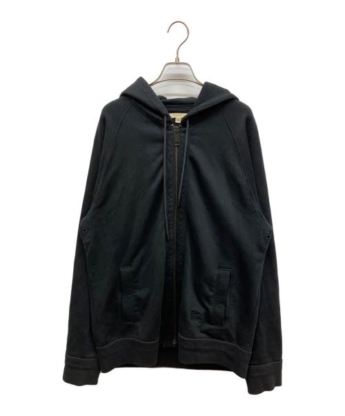 BURBERRY（バーバリー）BURBERRY (バーバリー) ジップパーカー ブラック サイズ:XLの古着・服飾アイテム