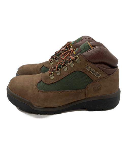 Timberland（ティンバーランド）Timberland (ティンバーランド) フィールドブーツ ファブリック＆レザー ウォータープルーフ ブラウン サイズ:26cmの古着・服飾アイテム