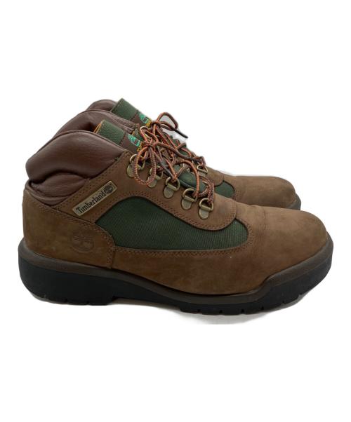 Timberland（ティンバーランド）Timberland (ティンバーランド) フィールドブーツ ファブリック＆レザー ウォータープルーフ ブラウン サイズ:26cmの古着・服飾アイテム