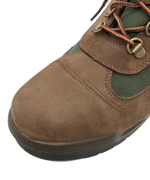 Timberland（ティンバーランド）Timberland (ティンバーランド) フィールドブーツ ファブリック＆レザー ウォータープルーフ ブラウン サイズ:26cmの古着・服飾アイテム