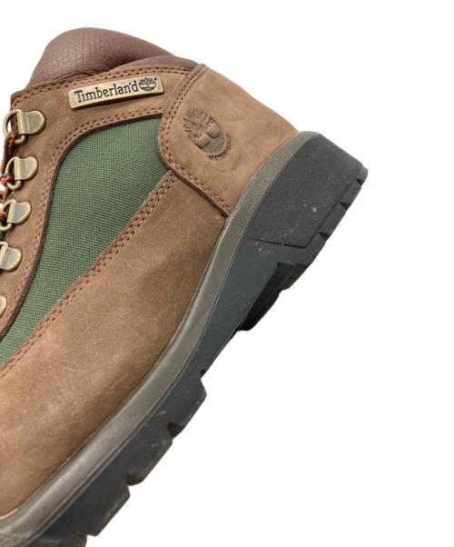 Timberland（ティンバーランド）Timberland (ティンバーランド) フィールドブーツ ファブリック＆レザー ウォータープルーフ ブラウン サイズ:26cmの古着・服飾アイテム