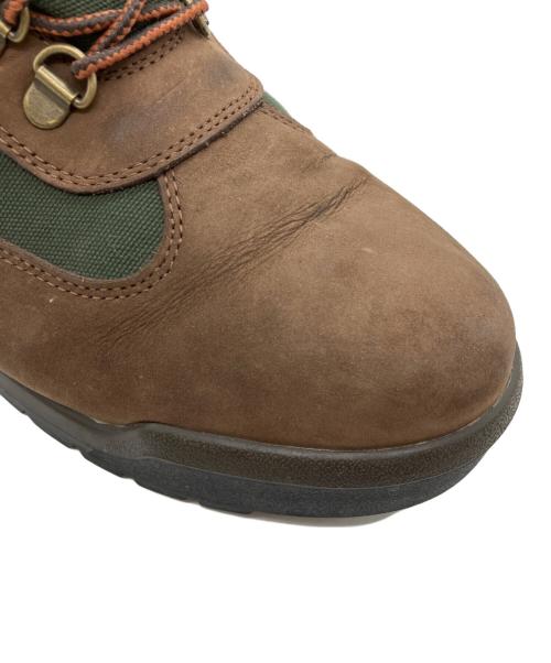 Timberland（ティンバーランド）Timberland (ティンバーランド) フィールドブーツ ファブリック＆レザー ウォータープルーフ ブラウン サイズ:26cmの古着・服飾アイテム