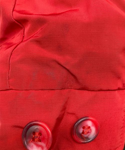 Eddie Bauer（エディーバウアー）Eddie Bauer (エディーバウアー) 襟ファーキルティングダウンジャケット レッド サイズ:不明の古着・服飾アイテム